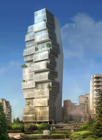 Beirut Observatory by Accent DG - view from Solidere