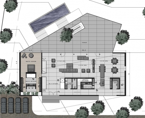 Villa EM by Accent DG - ground floor plan